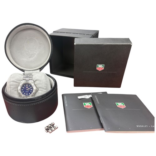 91 - Tag Heuer WK1313-1 
Stainless Steel 
Quartz 
Blue Dial 
28mm 
Date Indicator 
Just Watch
Full Box An... 