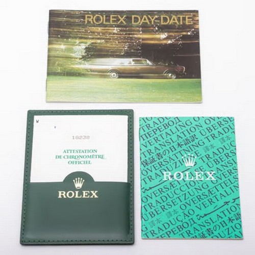 49 - A prestigious Rolex Day-Date automatic wristwatch, reference 18238,
manufactured in 1994. This highl... 