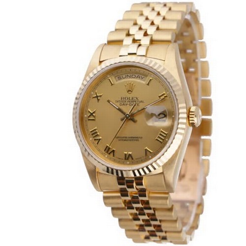 49 - A prestigious Rolex Day-Date automatic wristwatch, reference 18238,
manufactured in 1994. This highl... 