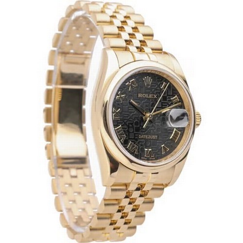 52 - A striking Rolex Datejust automatic wristwatch, reference 116208,
manufactured in 2004. This luxurio... 