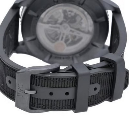 60 - A robust and technically impressive IWC Pilot's Watch Timezoner Top Gun Ceratanium wristwatch, refer... 