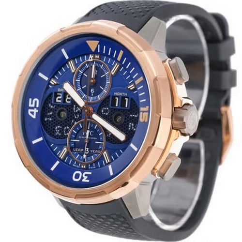 62 - A rare and highly complicated IWC Aquatimer Perpetual Calendar Digital Date-Month chronograph wristw... 
