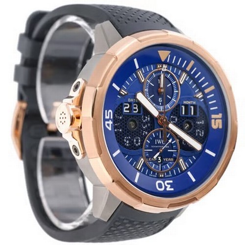 62 - A rare and highly complicated IWC Aquatimer Perpetual Calendar Digital Date-Month chronograph wristw... 