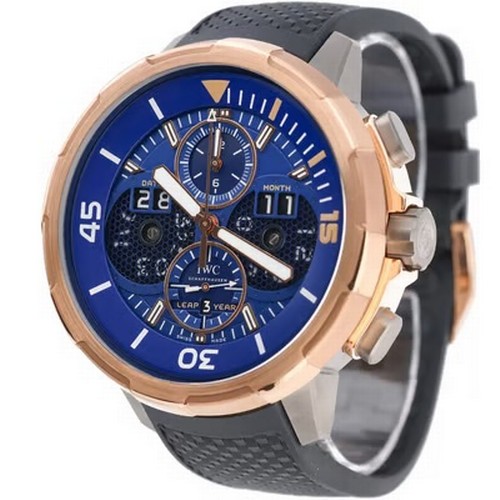 62 - A rare and highly complicated IWC Aquatimer Perpetual Calendar Digital Date-Month chronograph wristw... 