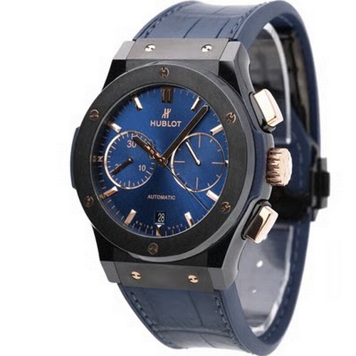 63 - A bold and modern Hublot Classic Fusion Chronograph wristwatch, reference 521.CO.7180.LR.HBI21,
manu... 