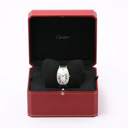 67 - A rare and elegant Cartier Tonneau manual wind wristwatch, reference 2435,
manufactured in 2003. Thi... 