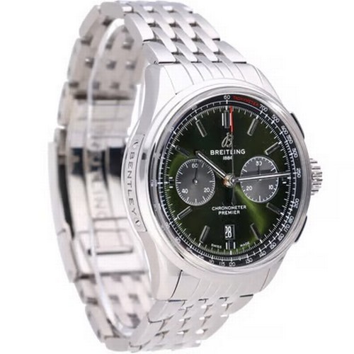69 - A sophisticated Breitling Premier B01 Chronograph 42 wristwatch, reference AB0118A11L1A1,
manufactur... 