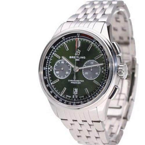 69 - A sophisticated Breitling Premier B01 Chronograph 42 wristwatch, reference AB0118A11L1A1,
manufactur... 