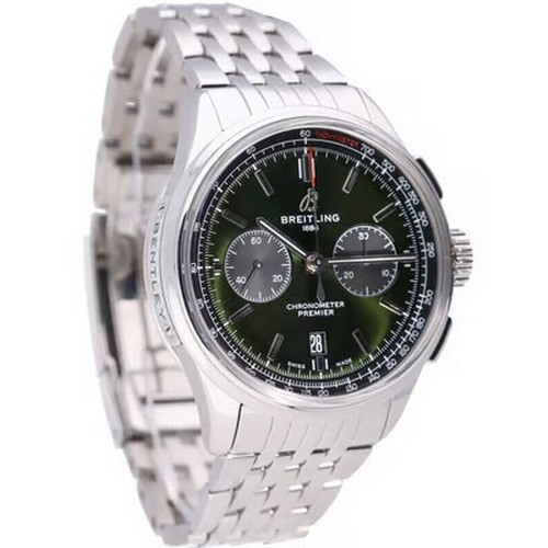 69 - A sophisticated Breitling Premier B01 Chronograph 42 wristwatch, reference AB0118A11L1A1,
manufactur... 