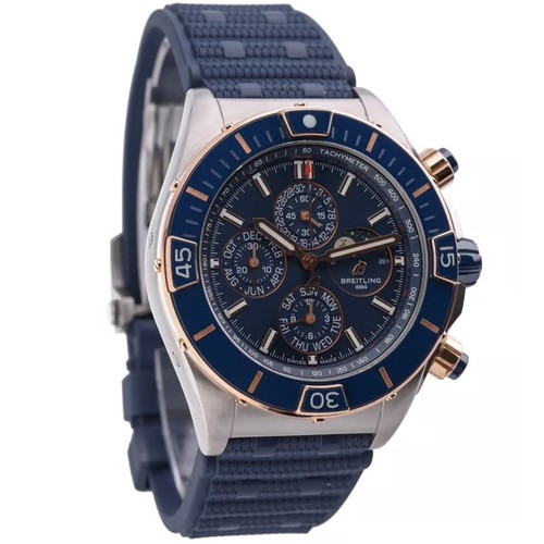 70 - A substantial and sophisticated Breitling Chronomat 44 chronograph wristwatch, reference U19320,
man... 