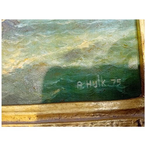 2 - Abraham Hulk Senior (British/Dutch, 1813-1899)
Title: Unnamed Marine Scene (Likely signed 'A. Hulk '... 