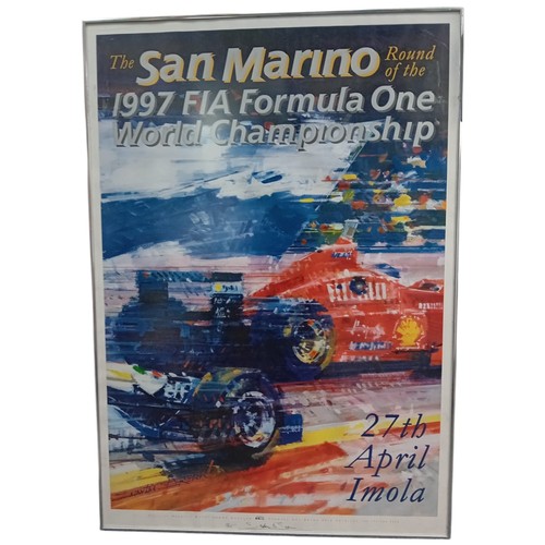 29 - BROWN, Dexter (British, b. 1942). Complete 1997 FIA Formula One World Championship Season Poster Set... 