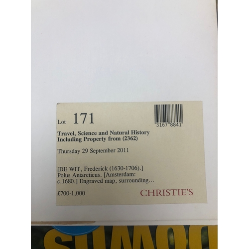 35 - DE WIT, Frederick (Dutch, 1630-1706). Nova Orbis Tabula, In Lucem Edita. Amsterdam: [circa 1670].A... 