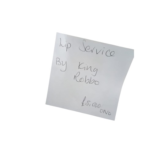 41 - King Robbo (John Robertson, British, 1969-2014). Lip Service. 2010.A vibrant and iconic screenprin... 
