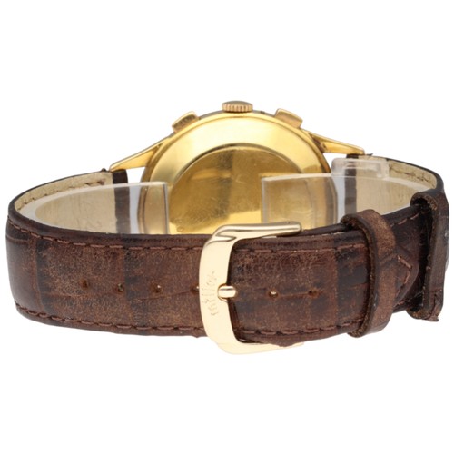 3 - Baume & Mercier Triple Calendar Chronograph 18ct Yellow Gold  Model: 3902 Day Date 
Model: 3902
Case... 