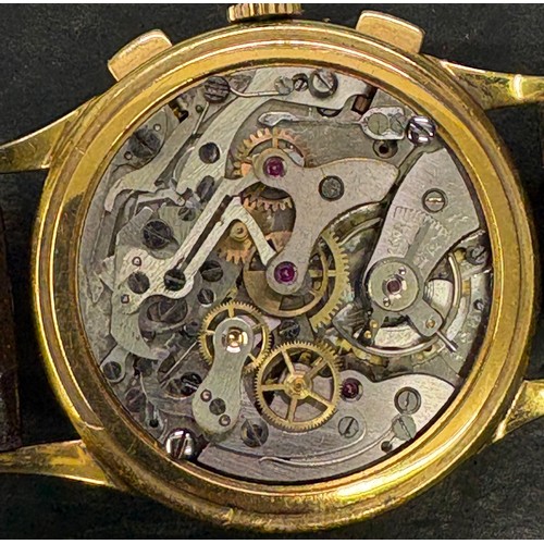 3 - Baume & Mercier Triple Calendar Chronograph 18ct Yellow Gold  Model: 3902 Day Date 
Model: 3902
Case... 