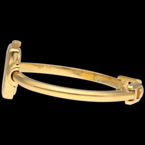23 - Gucci 1900L Ladies Bangle Watch – White Dial
Movement: Swiss Made Quartz (ETA 901.001 Calibre)
Mater... 