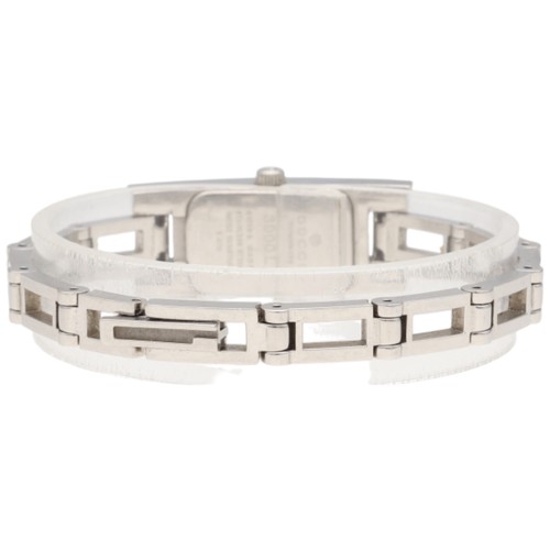 24 - Gucci 3900L Ladies’ Stainless Steel – Black Dial
Movement: Precision Swiss Quartz (ETA 280.002)
Mate... 