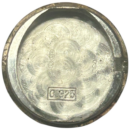 39 - A lady's sterling silver Mayfair wristwatch, dating to circa 1994. The watch features a circular cre... 