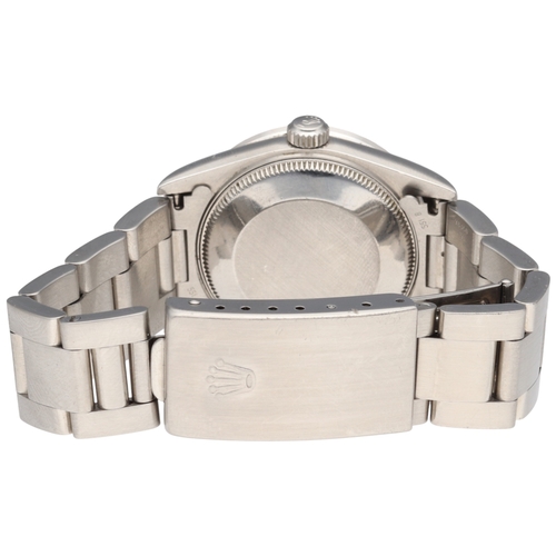 54 - A fine 1999 Rolex Oyster Perpetual 31mm (Ref. 77080). Stainless steel case featuring a black Explore... 