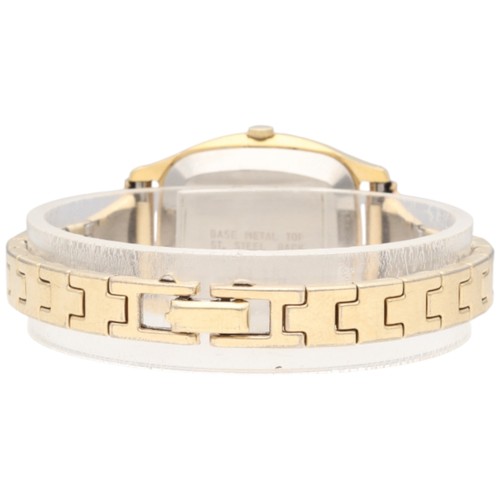 58 - Seiko quartz wristwatch, reference 4302-3019. The cushion-shaped gold-plated case houses a striking ... 