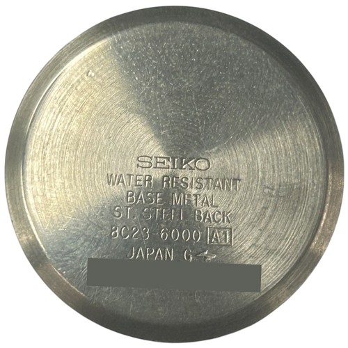 62 - Seiko SQ (Superior Quartz) 8C23-6000 Gold-Tone Dress Watch, c.1980s.

Movement/Materials: Seiko Cali... 