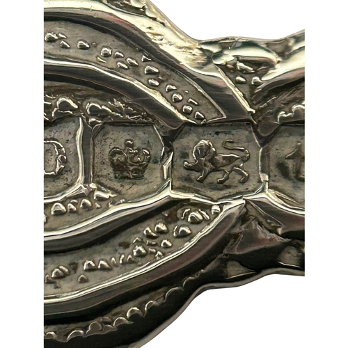 230 - George VI sterling silver Coronation Anointing Spoon, hallmarked Roberts & Belk, Sheffield, 1937. 

... 