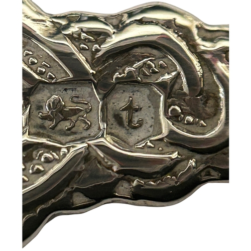 230 - George VI sterling silver Coronation Anointing Spoon, hallmarked Roberts & Belk, Sheffield, 1937. 

... 