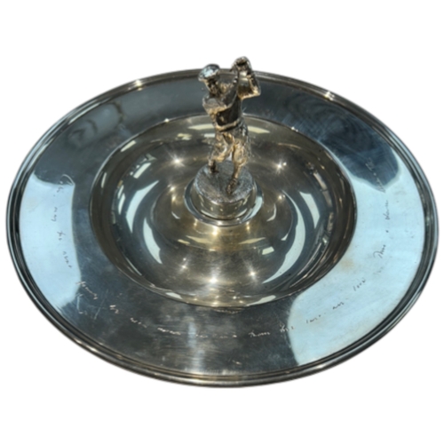 237 - A substantial Elizabeth II sterling silver golf trophy, hallmarked London, 1999, bearing the maker’s... 