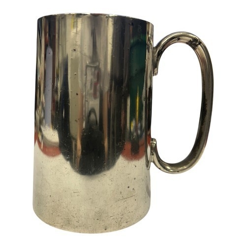 241 - An Elizabeth II sterling silver pint mug, hallmarked London, 1963, by the noted silversmiths Roberts... 