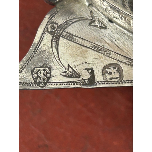 244 - A fine Edwardian sterling silver two-masted nef (ship), hallmarked London, 1901, with the sponsor ma... 