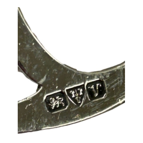 245 - A fine George V sterling silver four-division toast rack, hallmarked Chester, 1921. The rack feature... 