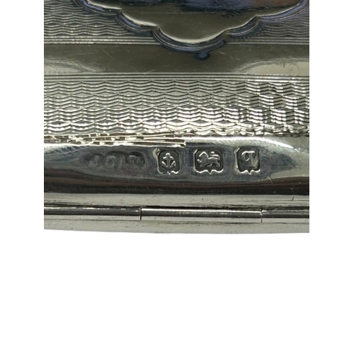 249 - A fine WWI-period sterling silver lady's dance purse/card case, hallmarked Birmingham, 1915. The rec... 