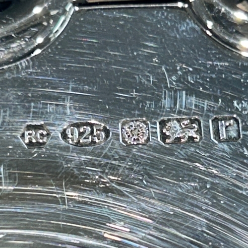 251 - A modern Elizabeth II sterling silver salver, Sheffield 2016, by Carrs of Sheffield. The circular bo... 