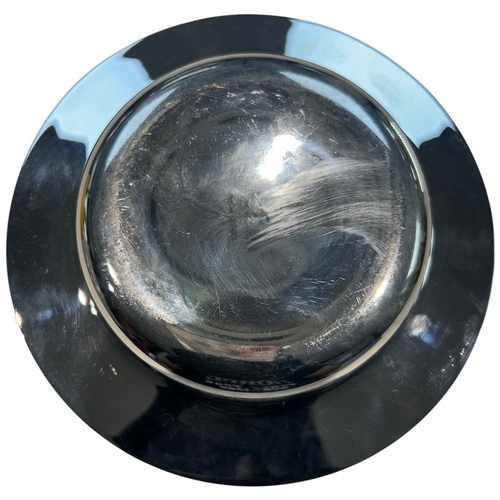 253 - A George VI sterling silver presentation dish by Viner's Ltd (Emile Viner), hallmarked Sheffield, 19... 