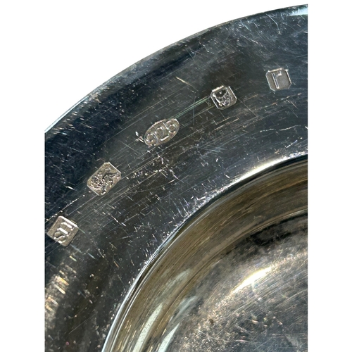 259 - A contemporary Elizabeth II sterling silver dish of circular form, designed by the noted silversmith... 