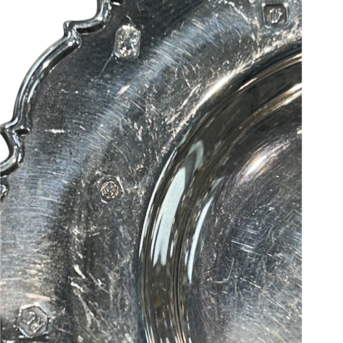 260 - A George VI sterling silver bon-bon dish by Viner's Ltd, hallmarked Sheffield, 1947. Of circular for... 