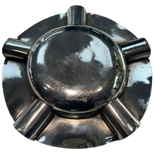 265 - A George V sterling silver ashtray by the notable firm W.H. Haseler Ltd, hallmarked Birmingham, 1934... 