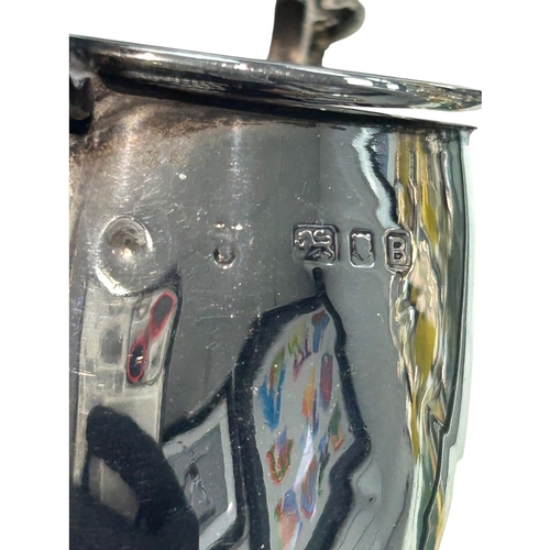 275 - A fine WWI-era sterling silver sports trophy, hallmarked London, 1913. Of traditional two-handled fo... 