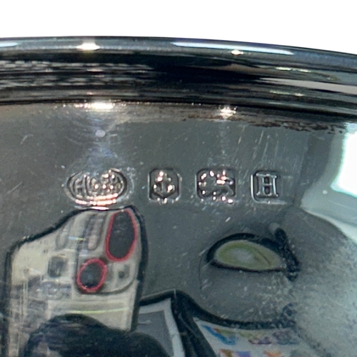280 - A George V Sterling Silver Motor Racing Trophy, Birmingham 1932 A fine sterling silver two-handled p... 