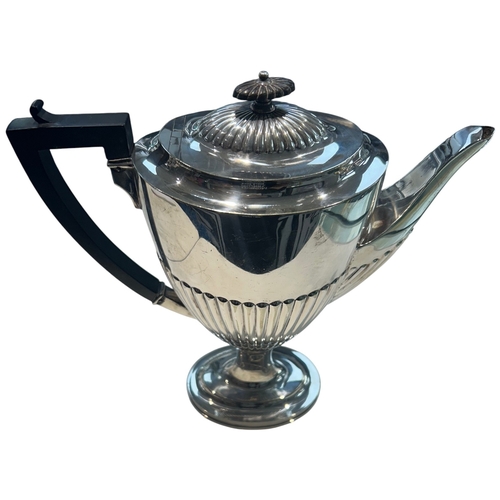 282 - A fine late Victorian silver-plated tea and coffee service by the Royal Warrant holders Collingwood ... 