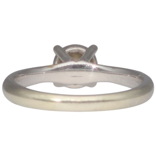 62 - 9ct White Gold Diamond Solitaire Ring – 0.40ct Diamond Weight - Total Weight 3.6 Grams

Diamond Deta... 