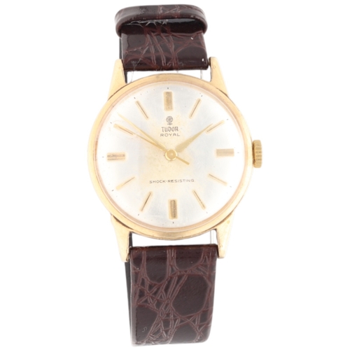 5 - Tudor Royal 9ct Gold Manual Wind Wristwatch

Movement/Materials: Swiss 17-Jewel Manual Wind (Cal. 11... 