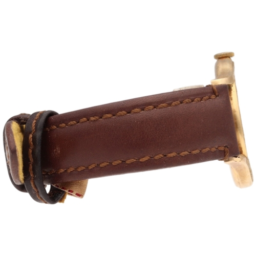 7 - TITUS GENÈVE 18 CARAT GOLD MANUAL WIND GENTLEMAN'S WRISTWATCH, CIRCA 1940s

Brief Description

A cha... 