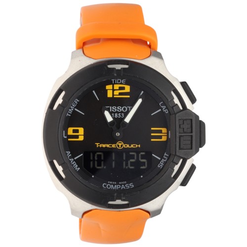 8 - Title: Tissot T-Race Touch Aluminium – Orange Sport Edition

Movement/Materials: Swiss Quartz (ETA E... 