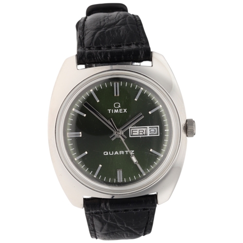 10 - Timex TW2W44700 Quartz Watch – Green Dial – Day/Date

Reference number: TW2W44700
Quartz movement (b... 