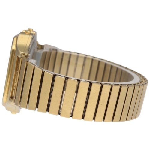 11 - Timex Indiglo Gold Tone Digital Watch – Model 555 CR2016

Gold-tone stainless steel case and bracele... 
