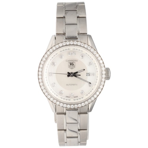 20 - Tag Heuer Carrera 27mm Diamond Women's Watch wv2413.ba0793