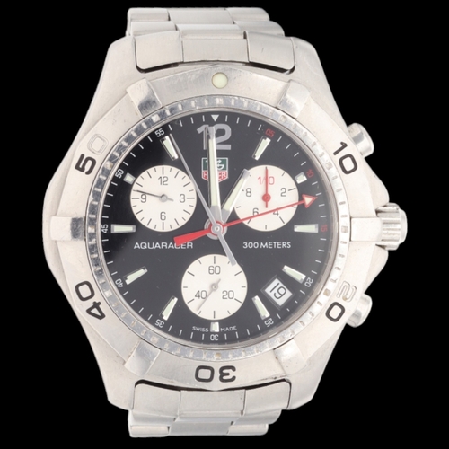 21 - TAG Heuer Aquaracer Chronograph – CAF1110 – 300M Diver
Movement: Precision Swiss ETA 251.262 Quartz ... 
