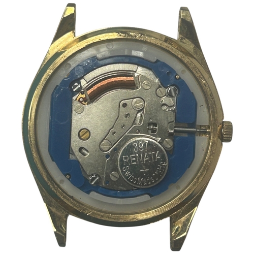 25 - Seiko SQ (Superior Quartz) 8C23-6000 Gold-Tone Dress Watch, c.1980s.

Movement/Materials: Seiko Cali... 